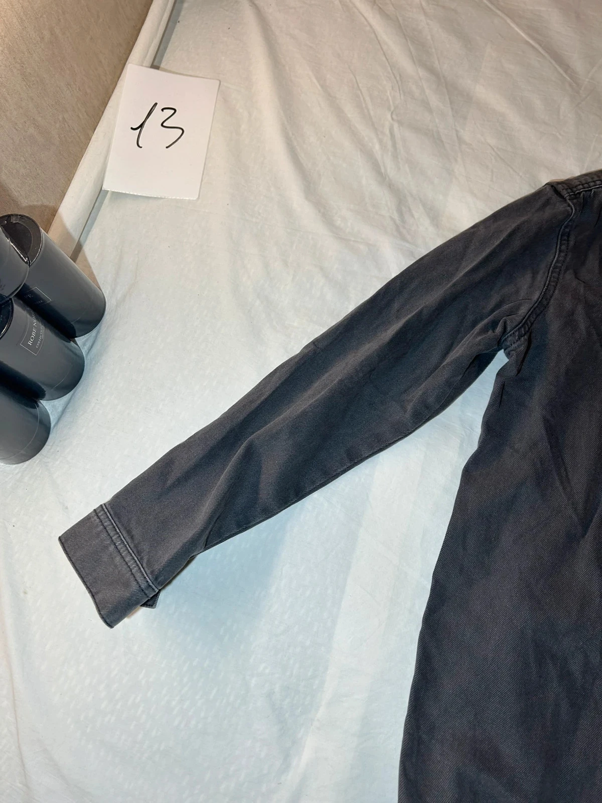 Zwarte tex jeansjas – photo 4